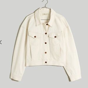 Madewell The Trucker Jean Kacket in Vintage Canvas - New With Tags Sz Small